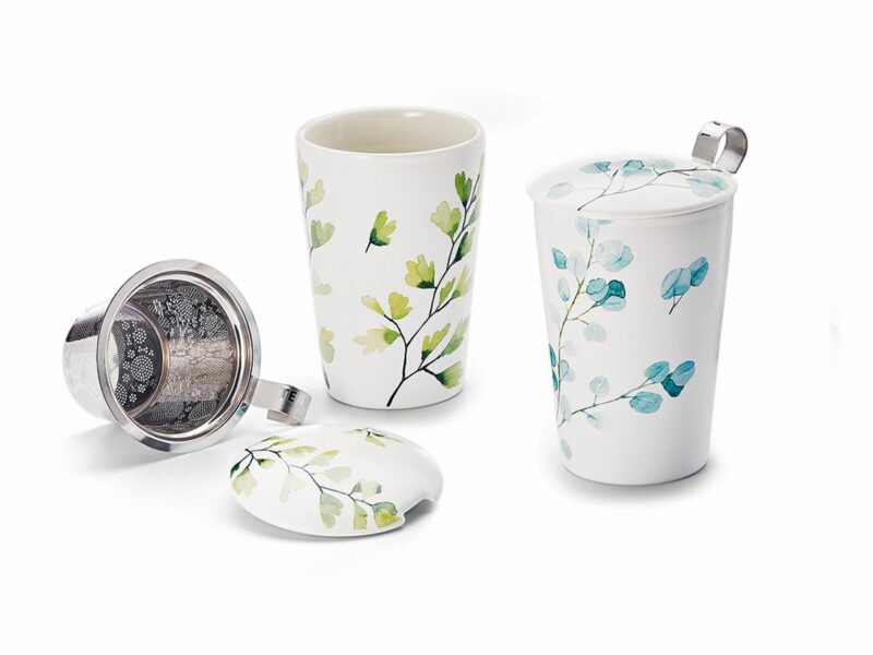 Tisanière en porcelaine TEAEVE® Trees Eucalyptus d’Eigenart